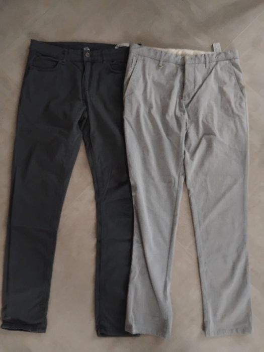 Брюки ZARA на стрункого хлопця, 38-40 (ціна за 2)