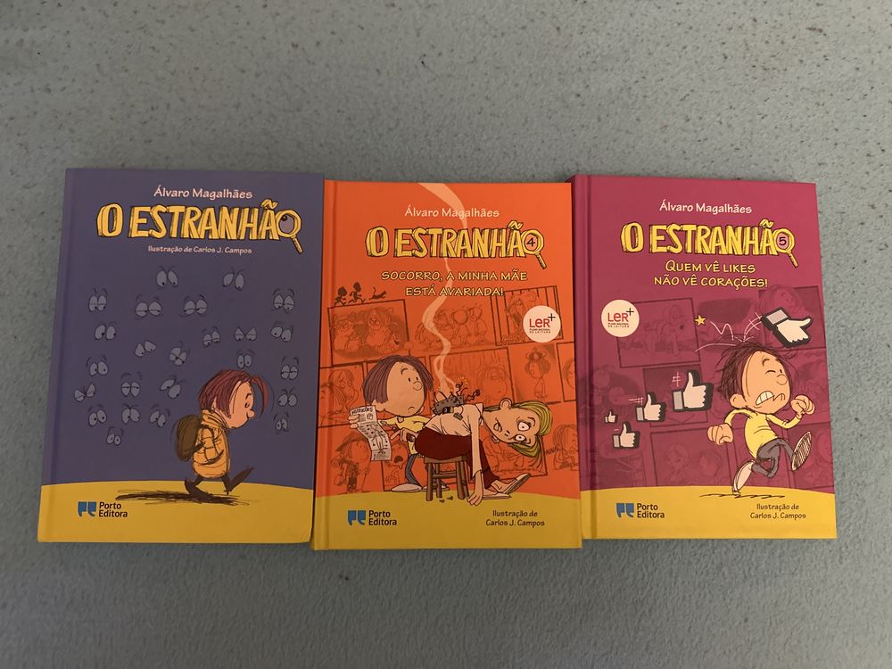 Vendo livros da coleção “O estranhão”