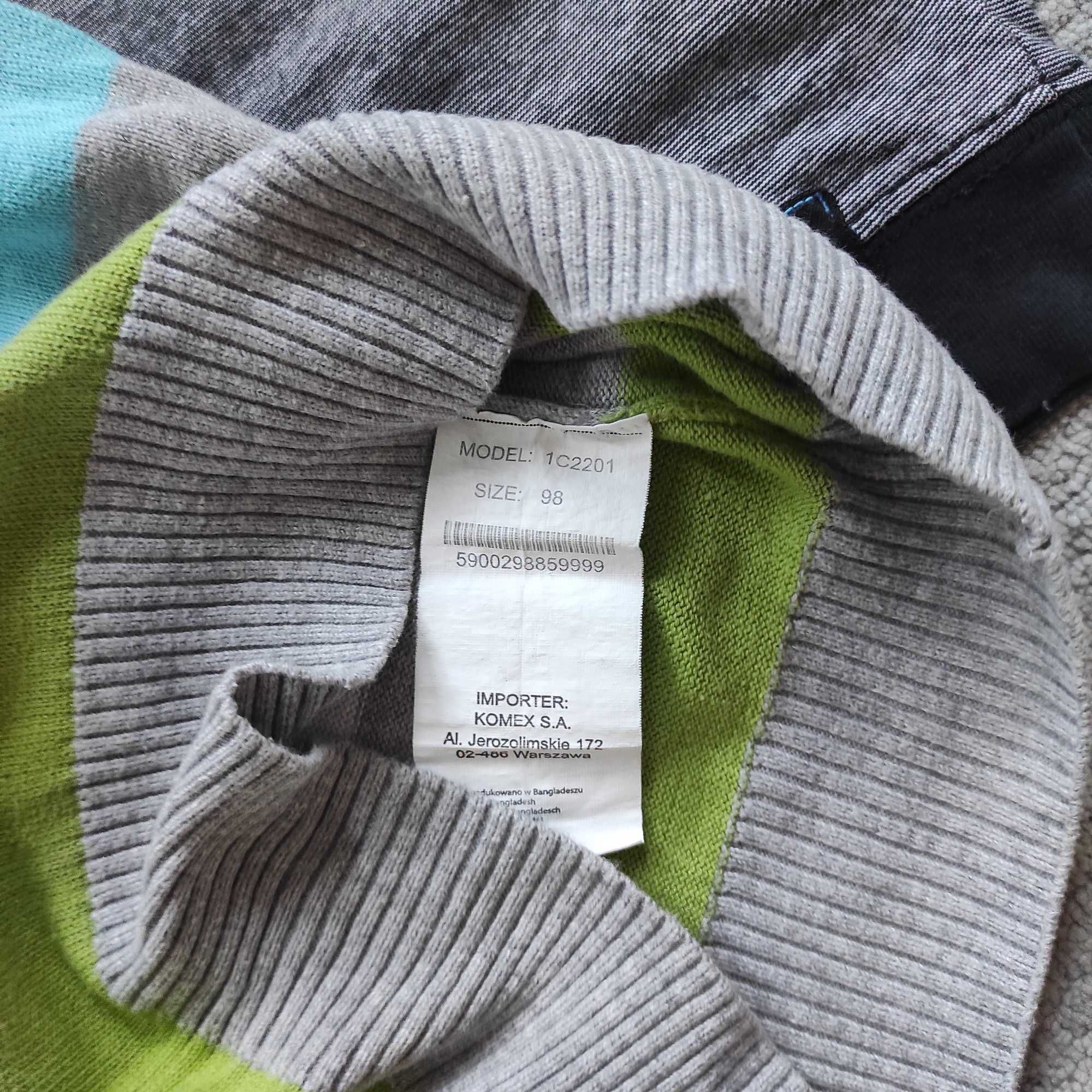 Sweterek dla chłopca rozmiar 98/5.10.15