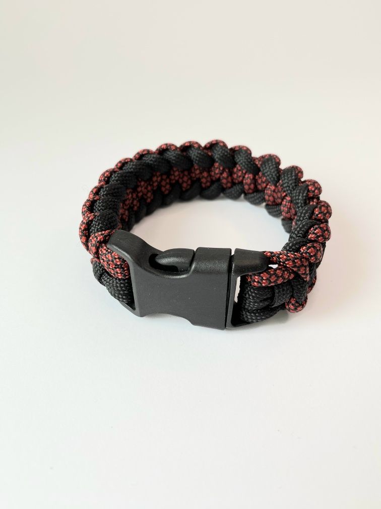 Bransoletka "INFERNO" EDC/ bushcraft/ survival/ paracord/ taktyczna