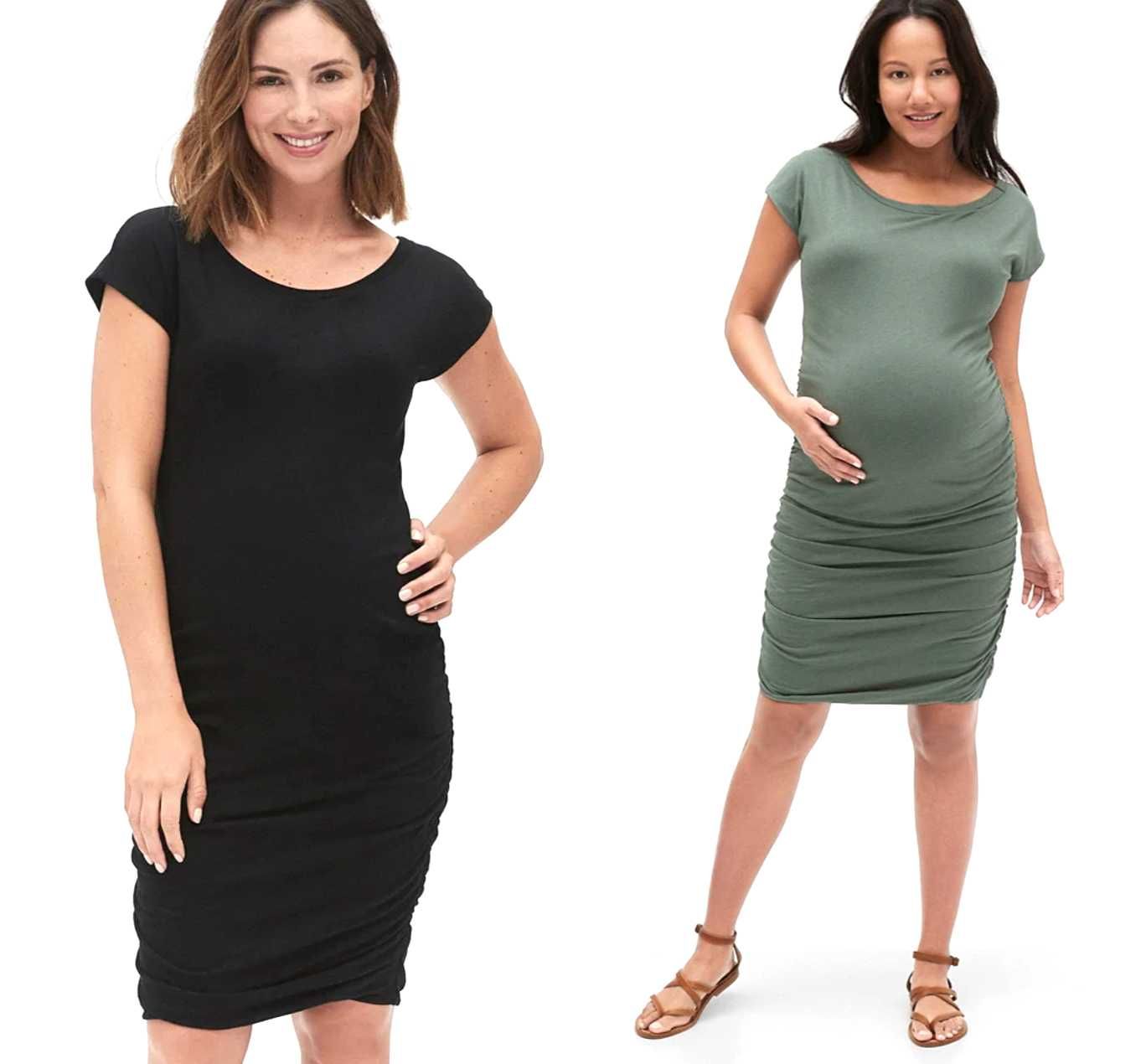 GAP Maternity sukienka ciążowa w kolorze oliwkowym nowa tanio