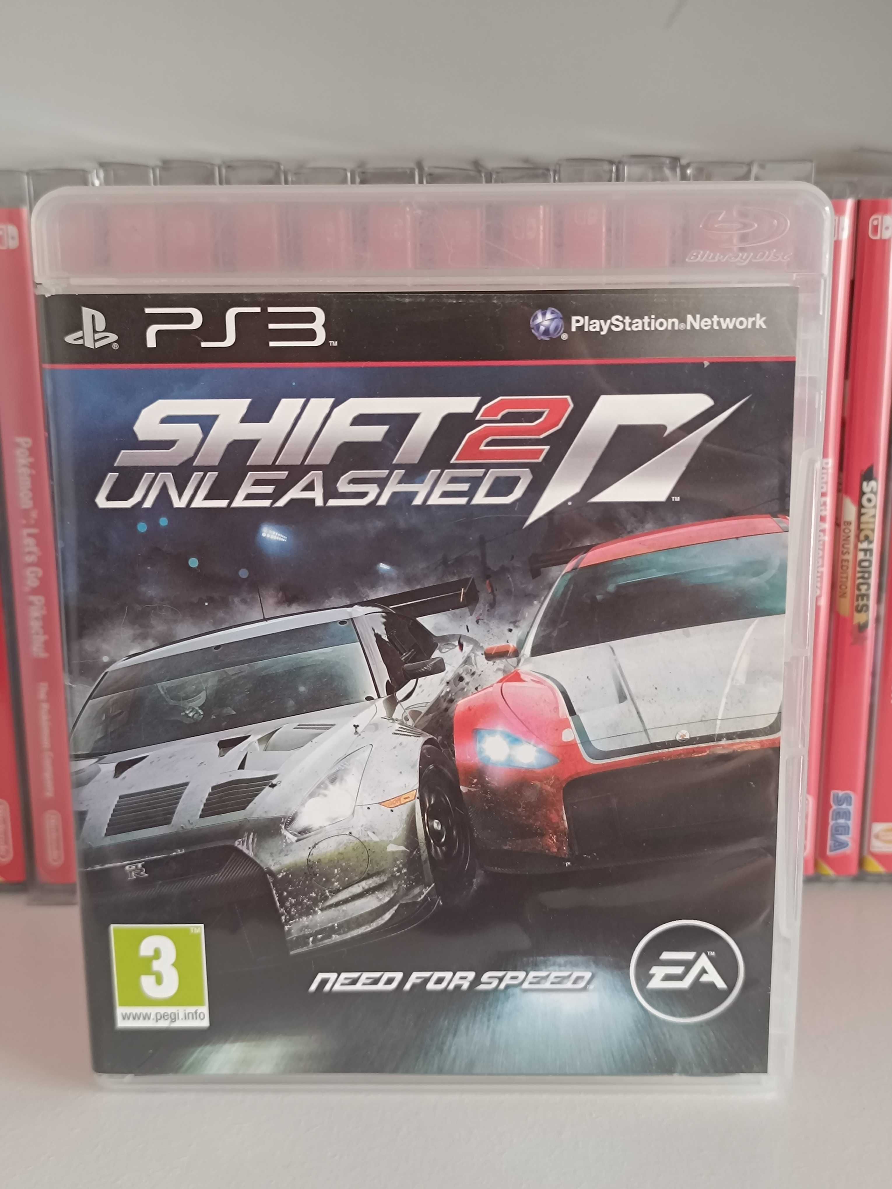 PS3 Jogos Need For Speed Shift 1 e 2 Unleashed