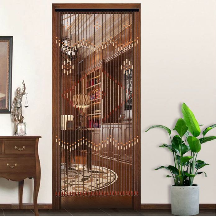 Zasłona bambusowa do drzwi 90 x 208 cm