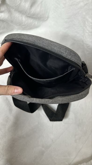 Барсетка чоловіча сіра