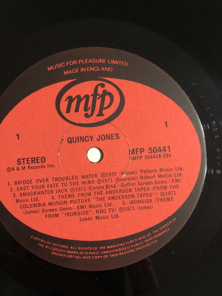 Quincy Jones Quincy Jones UK NM-