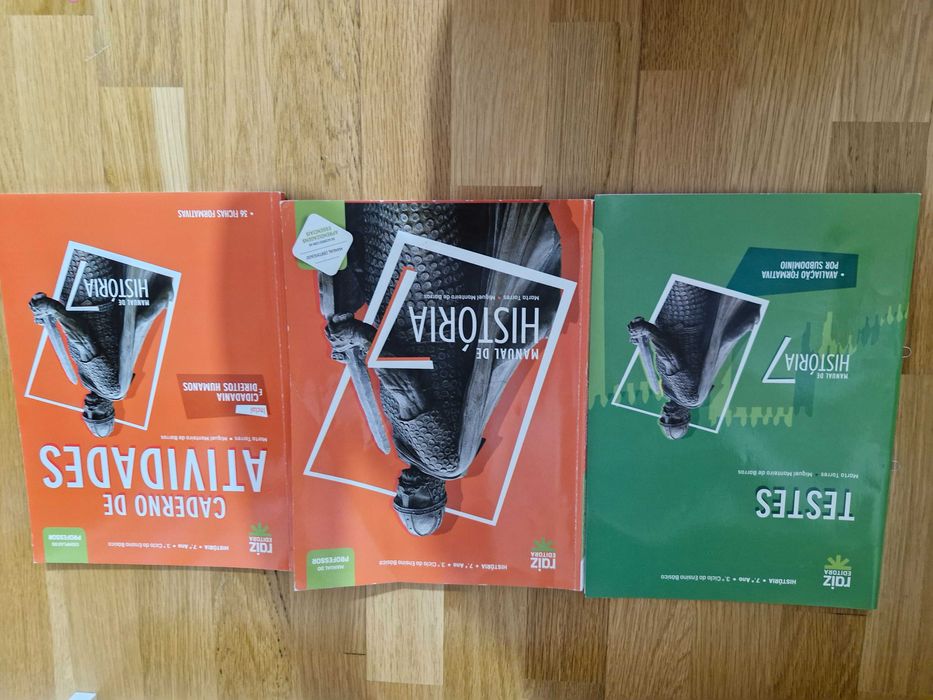 Livros 6o e 7o ano - várias disciplinas - 4 euros cada