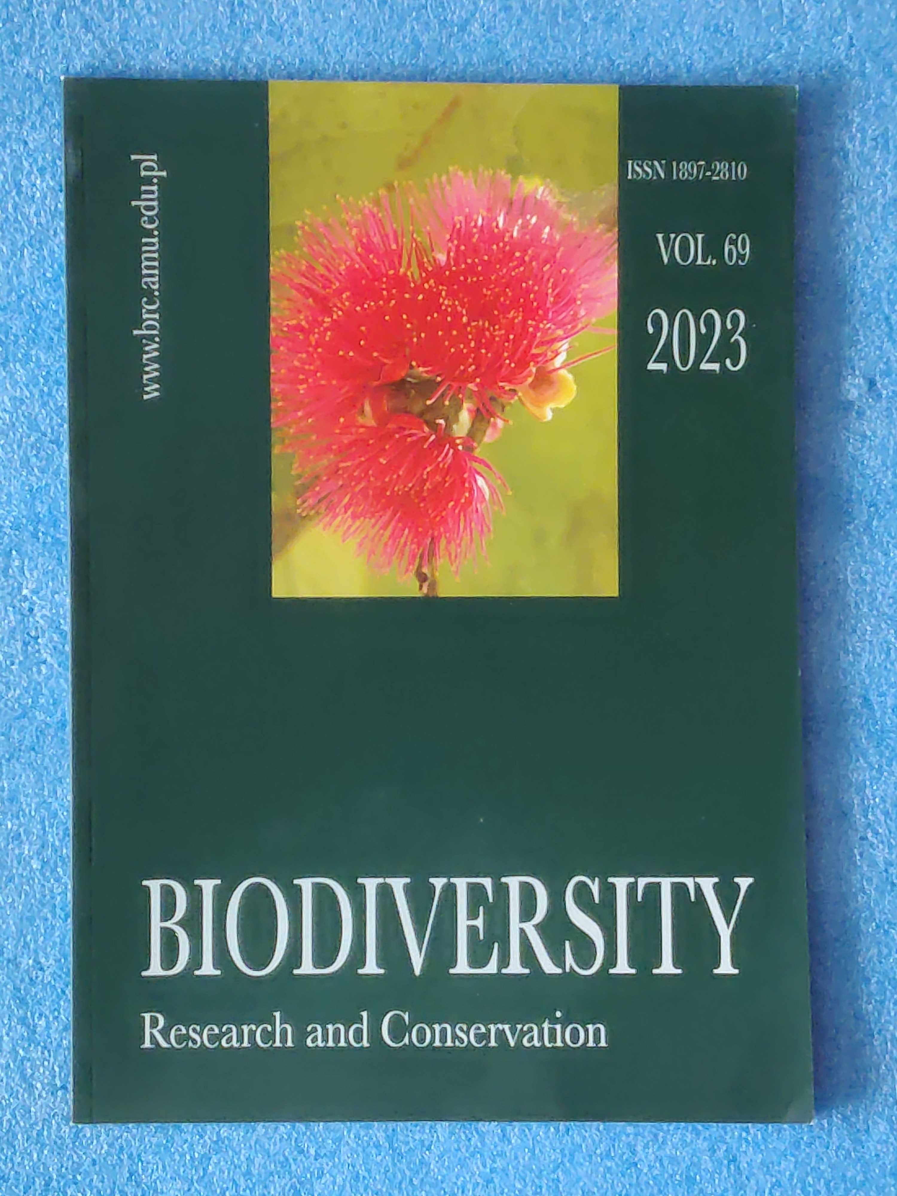 Biodiversity Research and Conservation 2021, 2022, 2023