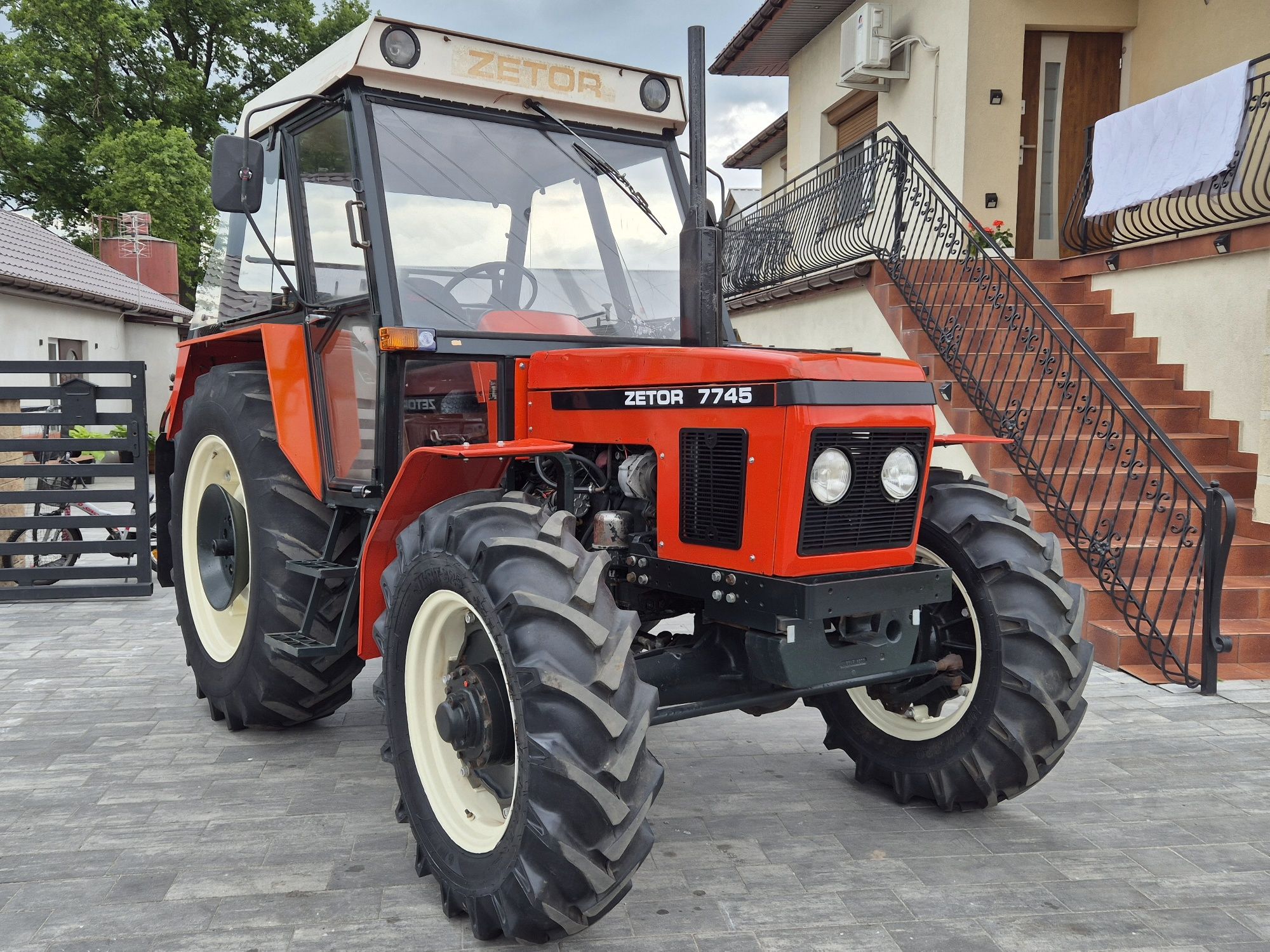 #Zetor 7745\•\Stan Dobry\•\Oryginał\•\Wersja Exportowa\•\1989 Rok#