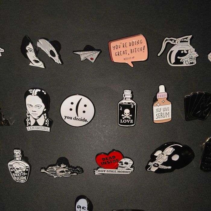 Pins Bandas de Rock Metal Musica