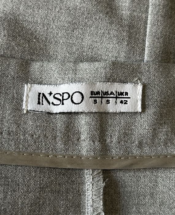 Серая юбка миди inspo