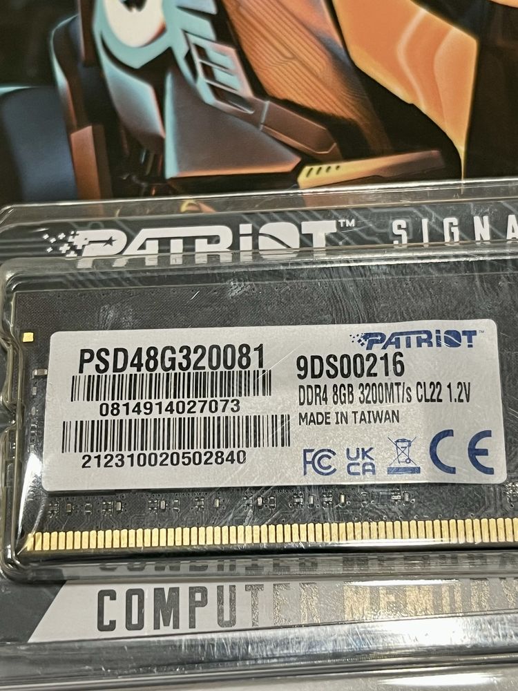 Patriot ddr4 оперативна памʼять