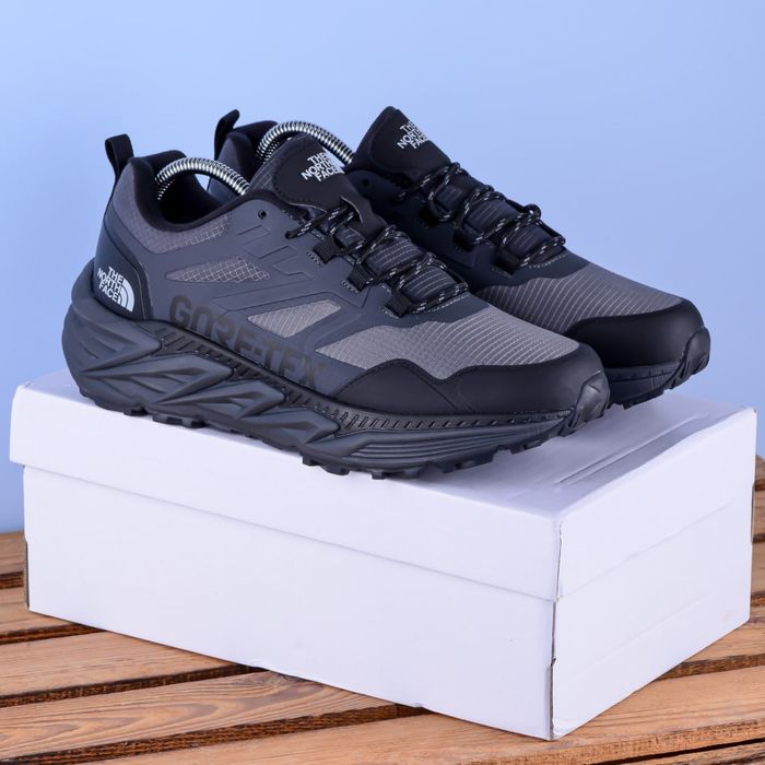 ‼️GORE-TEX‼️41-46 The North Face black / чоловічі кросівки термо 1906