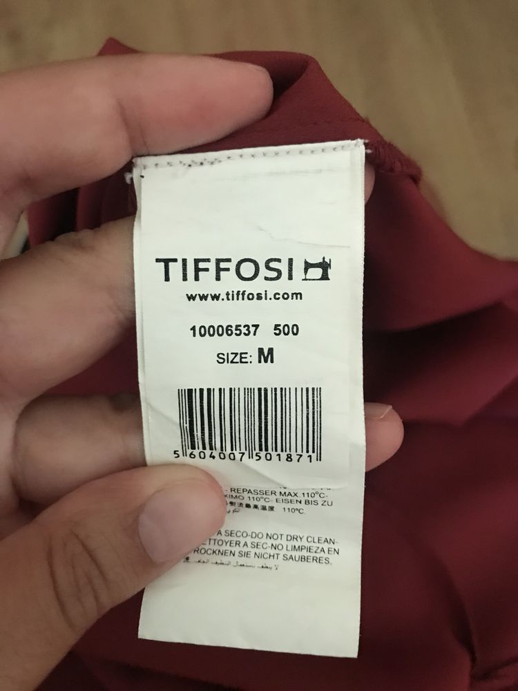 Camisa Tiffosi vermelha