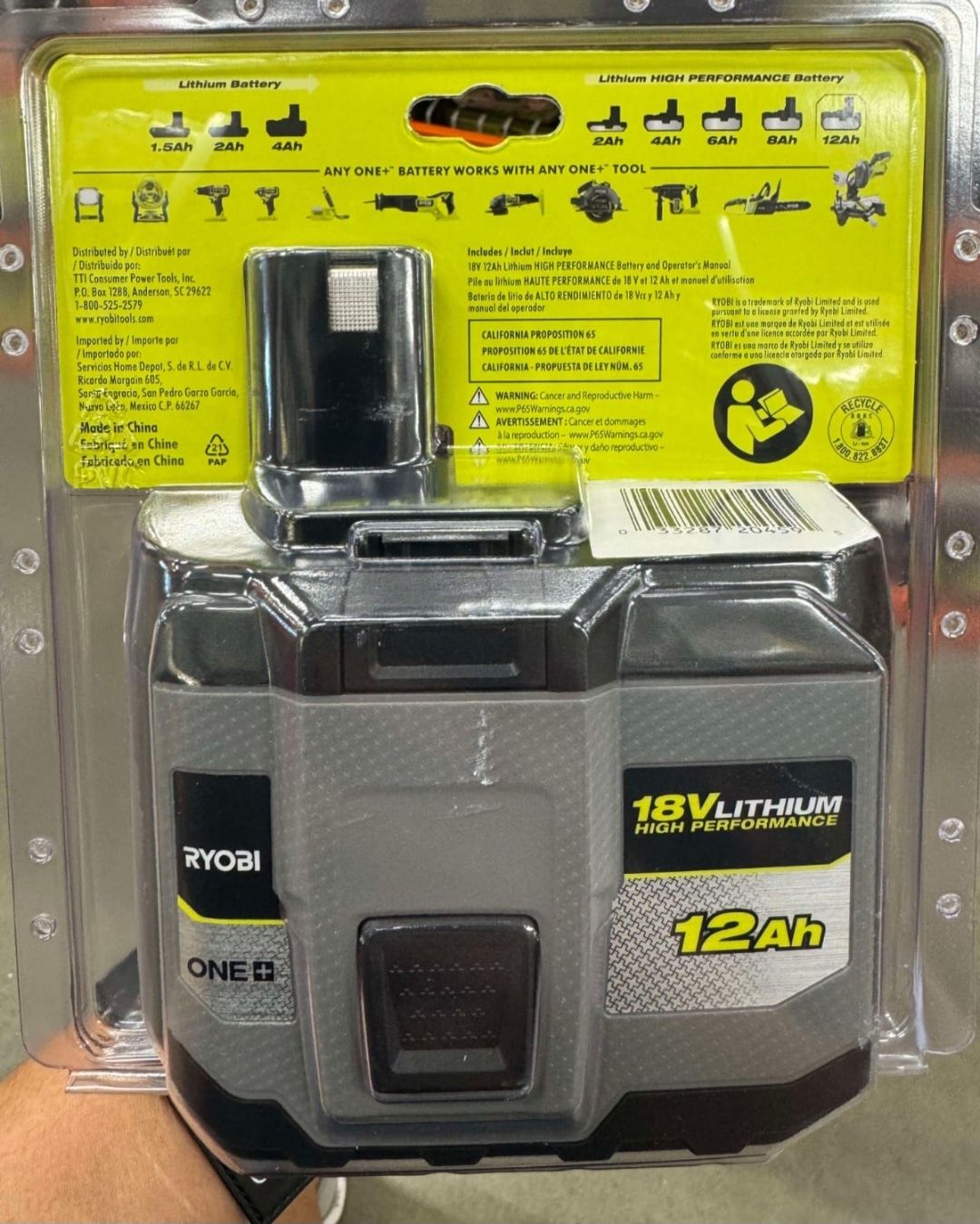 Akumulator Ryobi 12Ah 18V 21700