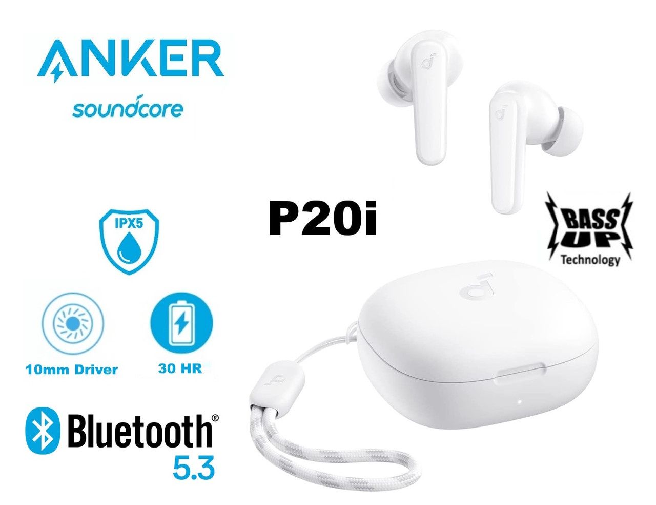 Навушники Anker Soundcore P20i, A20i