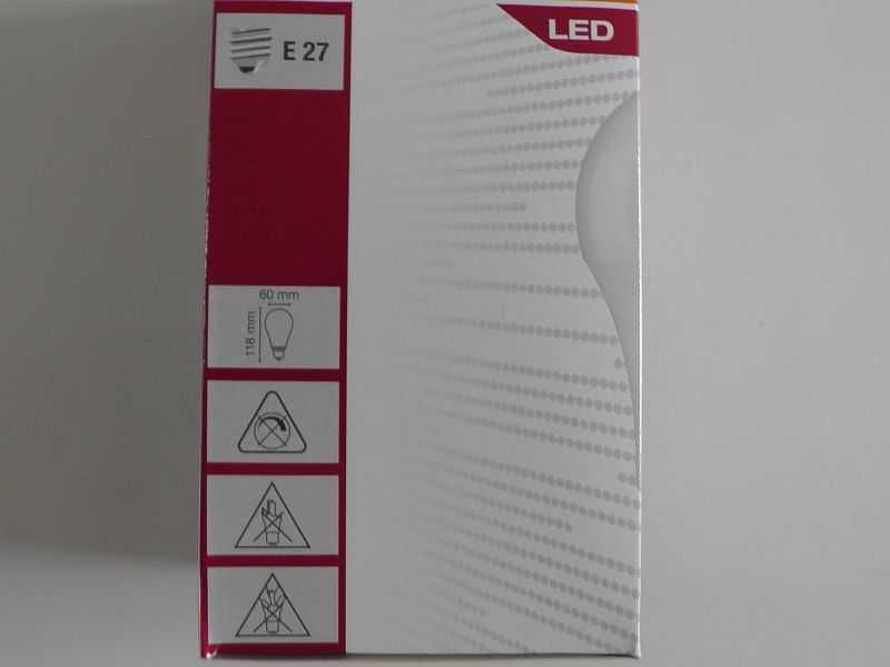 Żarówka LED A60 E27 10W = 75W 1055lm OSRAM 2700K
