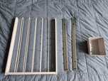 Ikea komplement wysuwany wieszak na spodnie biały 50x58