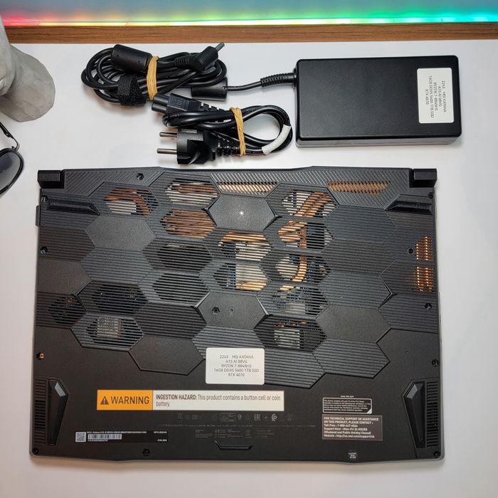 MSI Katana A15 AI B8VG-430US | Ryzen 7 8845HS | RTX 4070 8GB | 16 DDR5
