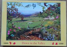 Puzzle HOP 1000 - Down in the Valley (zwierzęta, ptaki)