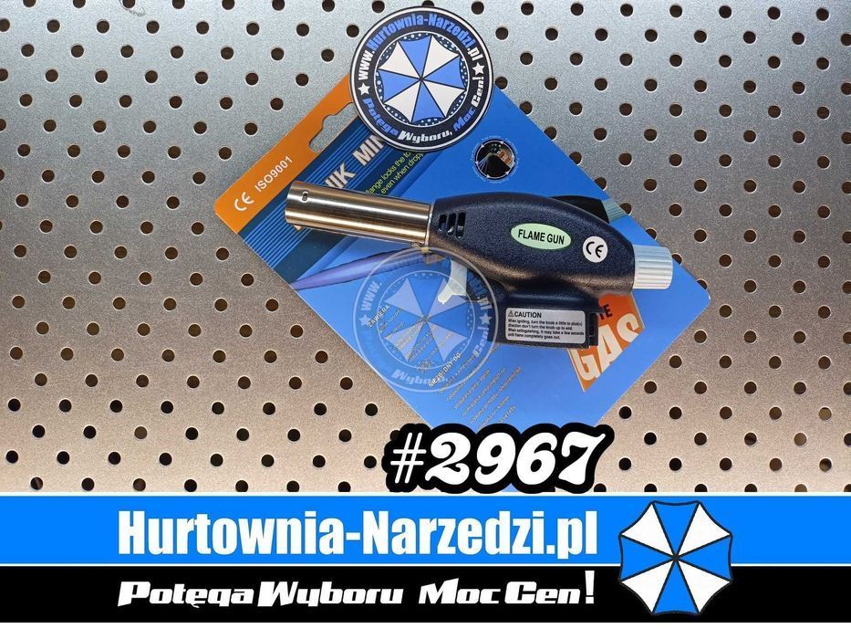 Palnik gazowy do lutowania z zapłonem PIEZO Palnik z zapłonem