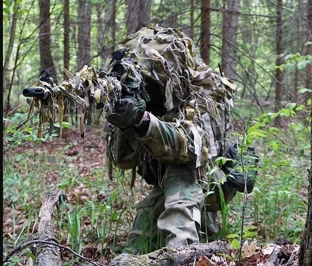 Worki na pisaek hessian burlap ghille suit bunkier wojskowy snajper