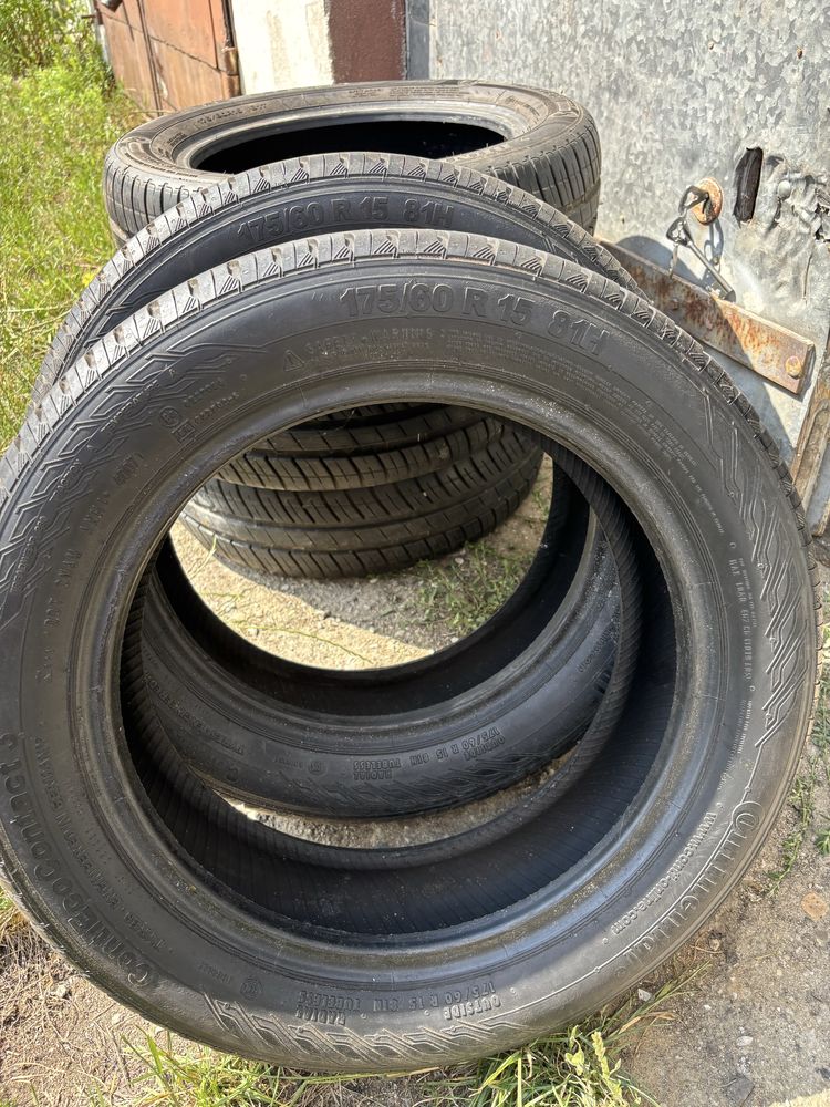 Opony letnie 175/60/R15 Dunlop + Continental