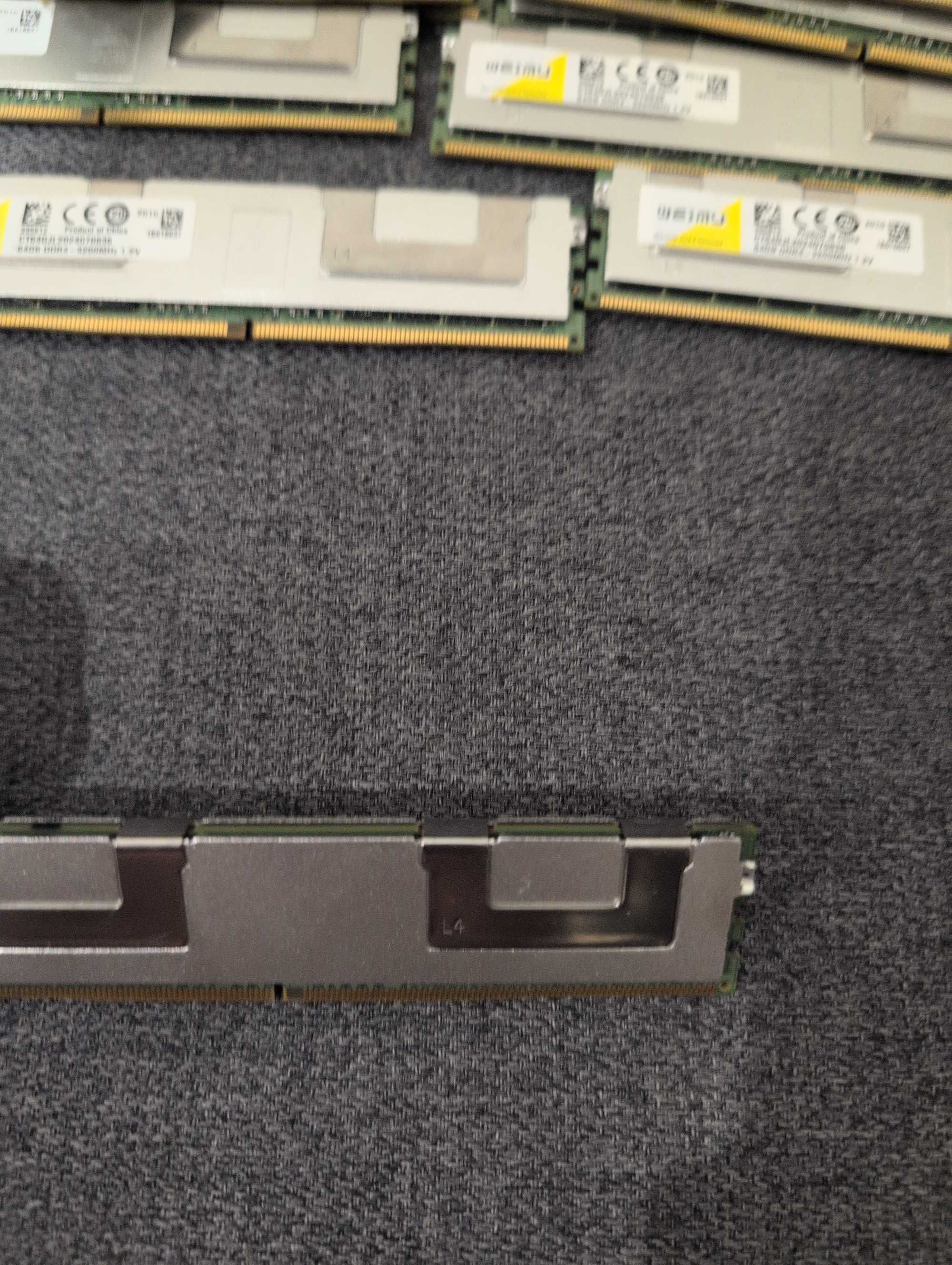 Chłodzona pamięć RAM LRDIMM DDR4 64GB 3200 4RX4 REG ECC
