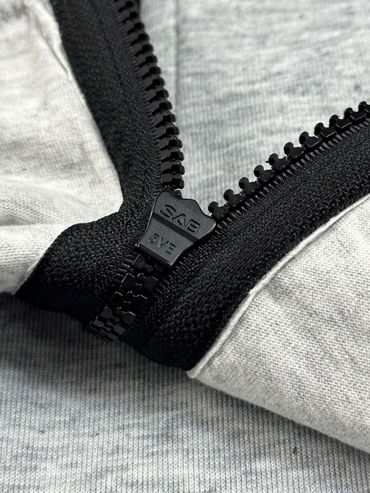 Толстовка Nike Tech Fleece серая кофта найк дрил теч флис