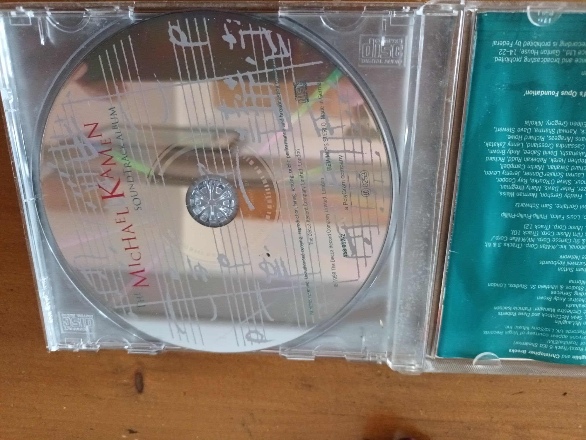 Michael Kamen soundtrack  cd