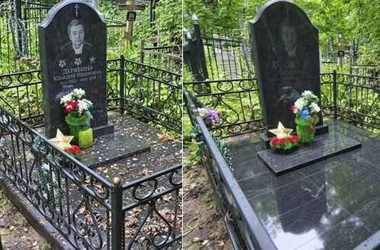 Уборка могил на кладбище в Харькове