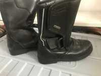 Botas motard em pele