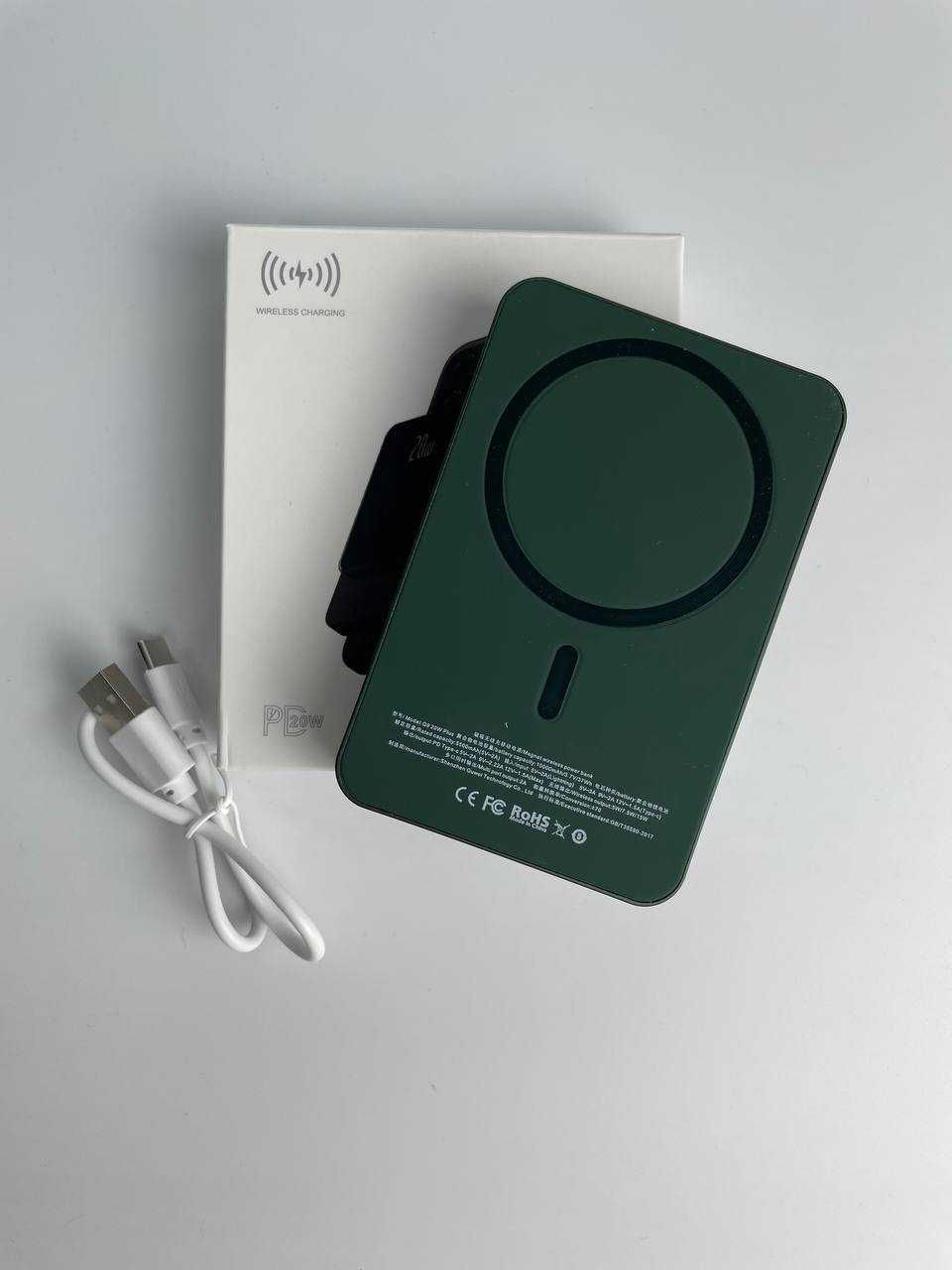 Магнітний бездротовий павербанк 20W MagSafe 5000 mAh