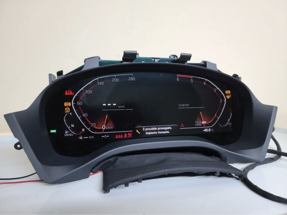 Приборка 6U3 live Cockpit BMW G30 G20 G01 G02 G32 G22 MGU бумеранги