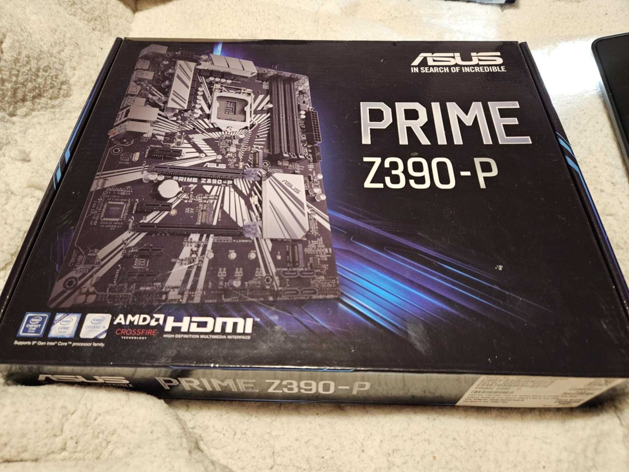 ASUS Prime Z390-P – Motherboard ATX com caixa original
