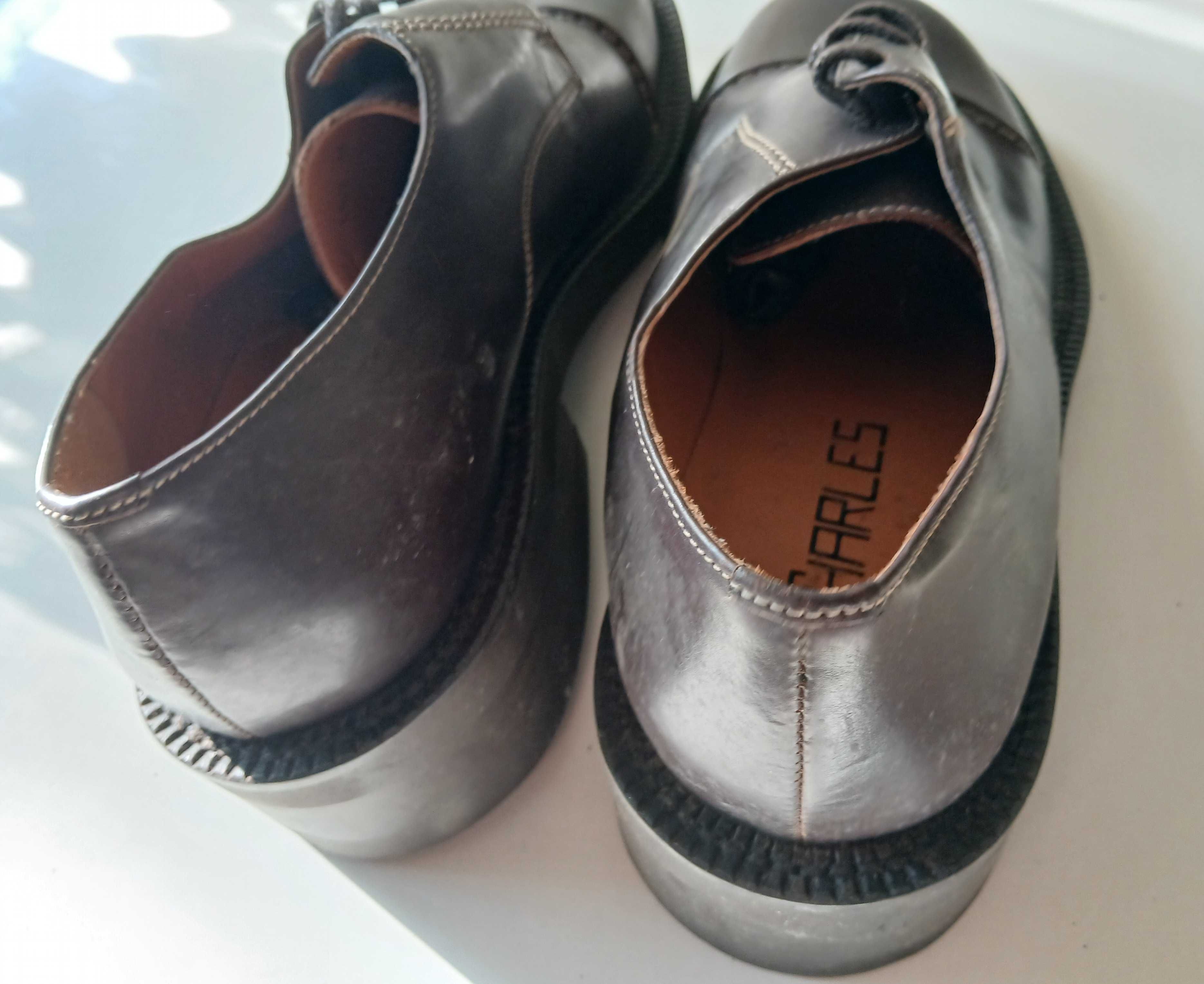 Sapatos de pele CHARLES novos