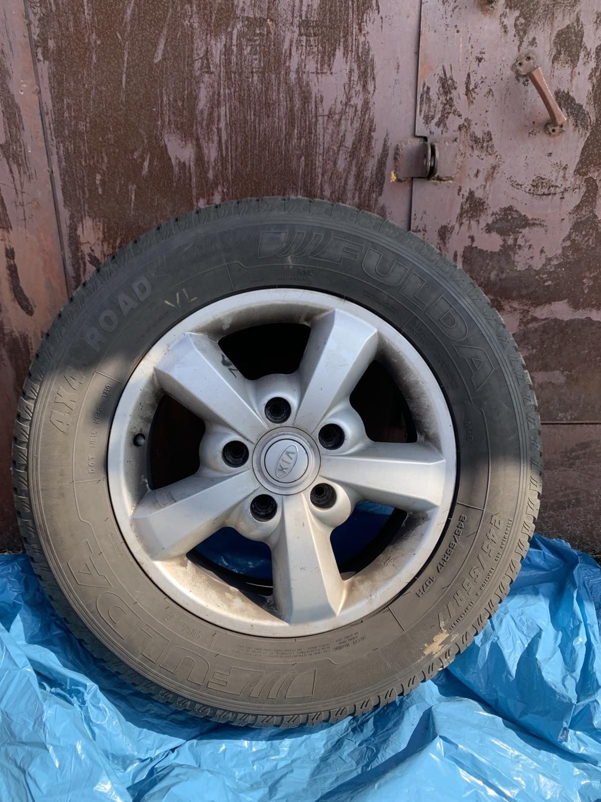 Диски КIA Sorento + летняя резина r17 5x139.7