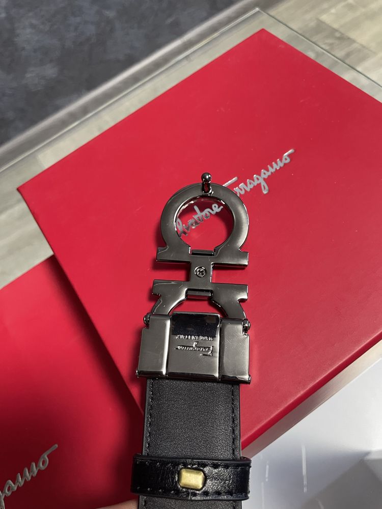 Мужской ремень пояс salvatore ferragamo