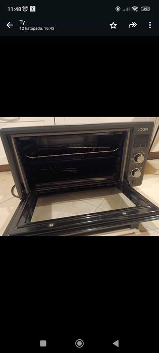 Piekarnik elektryczny, wolnostojący, 50l. Rożno, grill, cyfrowy time