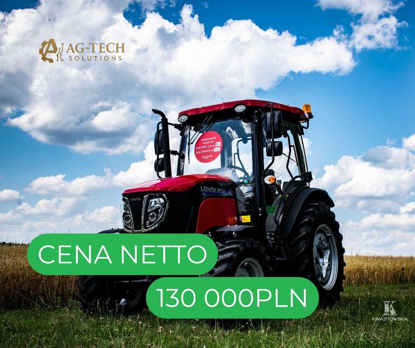 LOVOL M754 – Nowy ciągnik rolniczy 75KM | Gwarancja | Transport