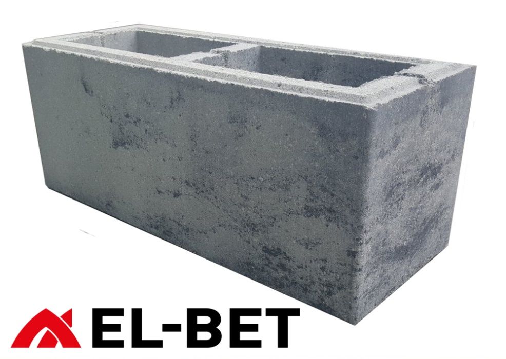 Bloczki ogrodzeniowe zalewowe gładkie modułowe ogrodzenia beton EL-BET
