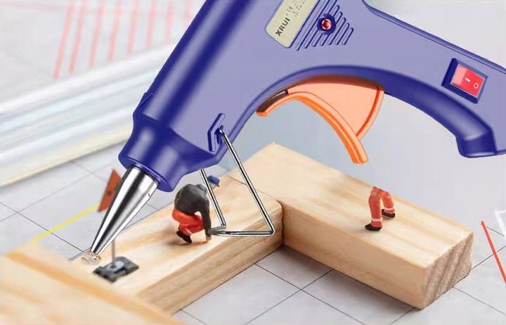 Precyzyjny Pistolet Do Klejenia Na Gorąco 80w + Zestaw 14 Laski Kleju