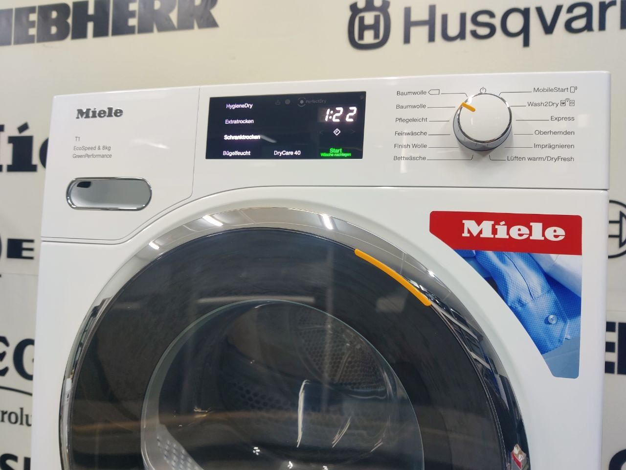 Комплект Miele™ W1 T1. Пральна та сушильна машина. Установка в колону!