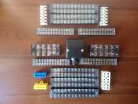 Клемники силовые 60А /600В, 25А /600В,15А/600V, борно эл/двигателя.