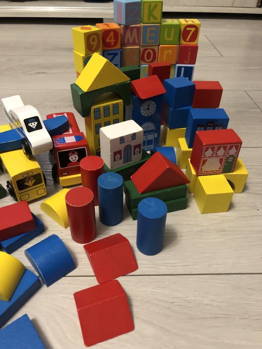 Klocki drewniane Playtive zestaw