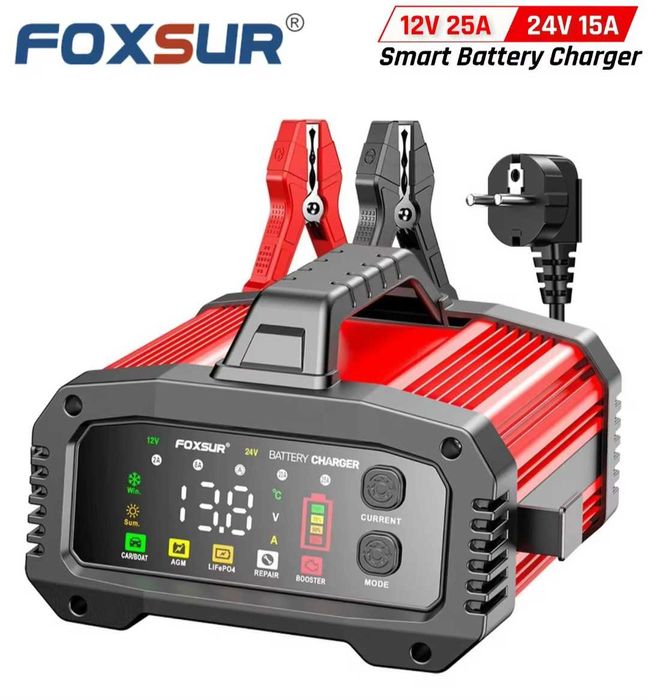 Зарядное устройство для акб 12/24 вольта 25А