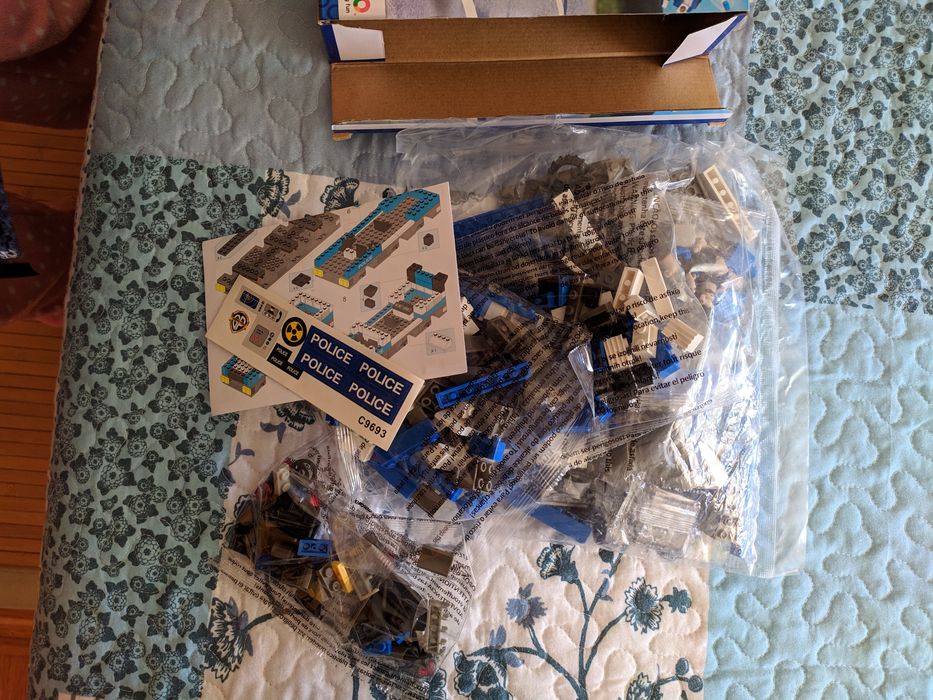Legos Carro de polícia com 310 peças
