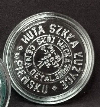 Słoiki weka weki-pokrywka szklana PRL