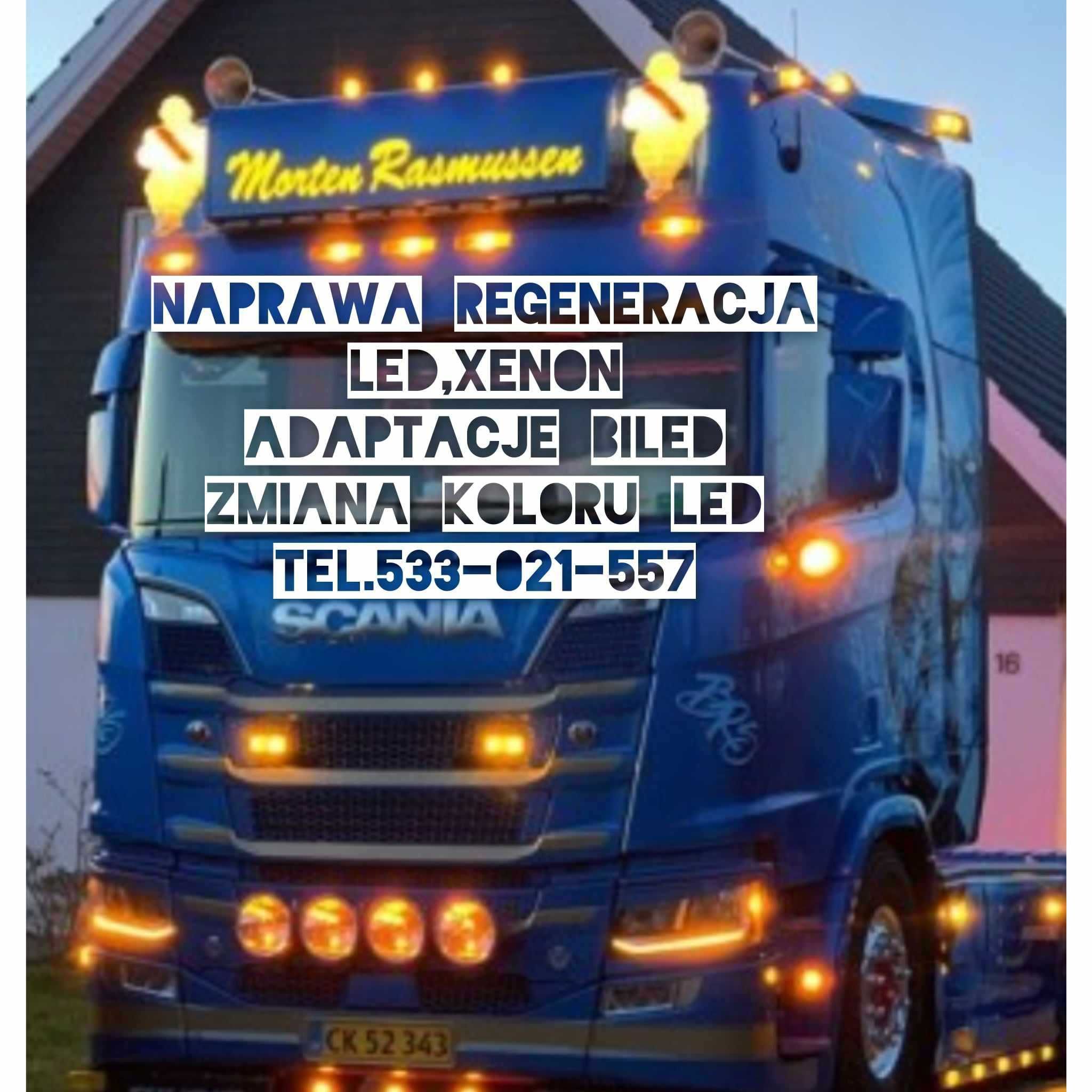 Regeneracja Naprawa Lamp Reflektorów Led xenon odbłyśnik odblask