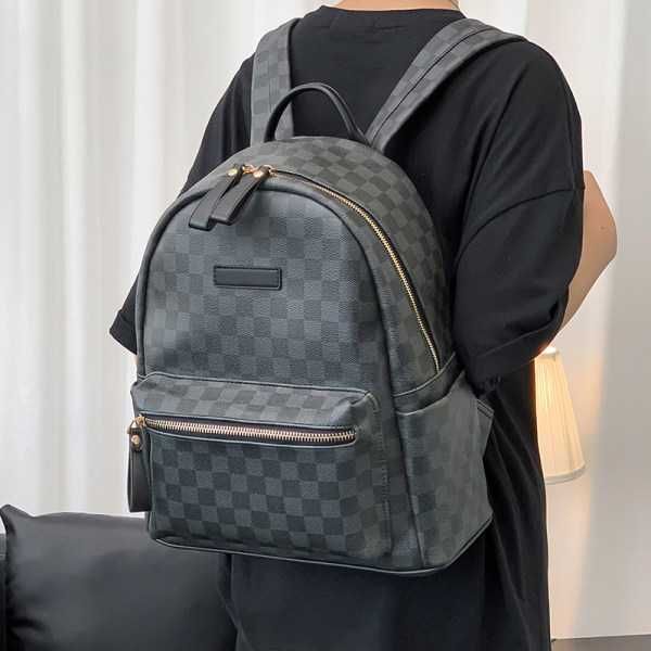 Рюкзак Louis Vuitton Мужской Женский Портфель ранец в клетку Луи Витон