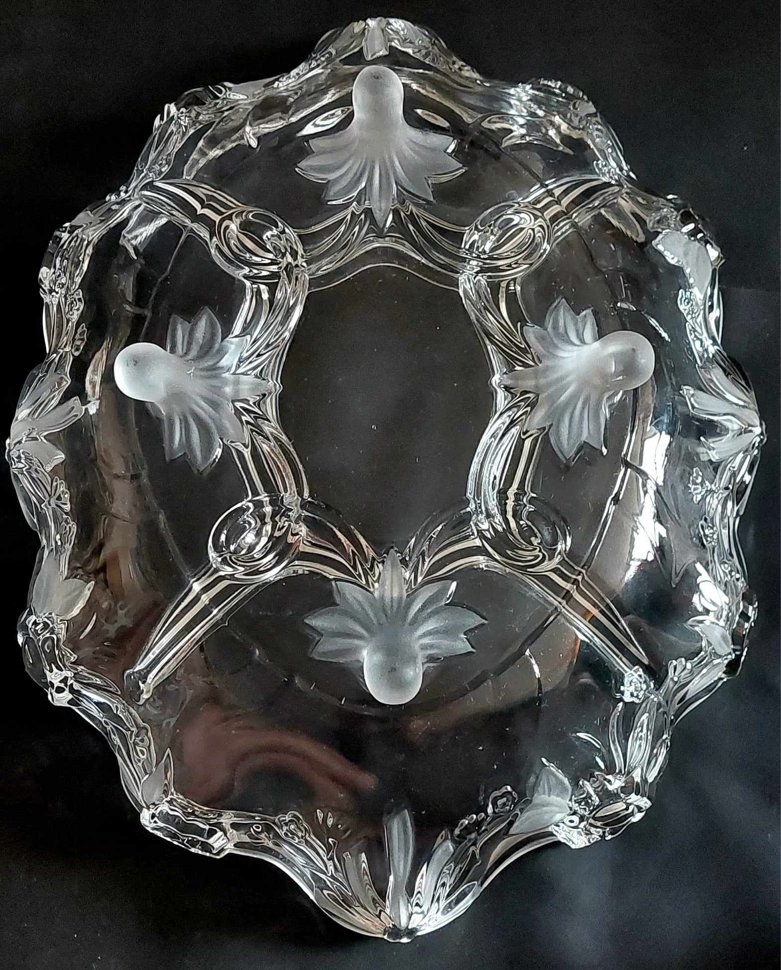 Mikasa Walther Glass.Karmen.Żardiniera/patera/kabaret 5.Duża.Na nóżkac
